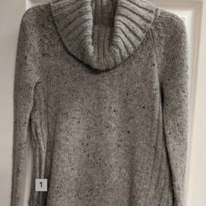Cynthia Rowley Grey Cowell Neck Sweater, Like New